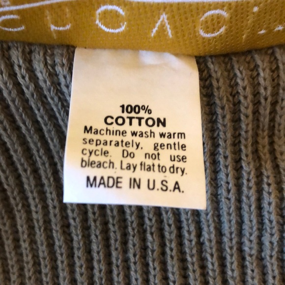 Chaval Classics light olive green ribbed style sweater size L - Picture 4 of 5